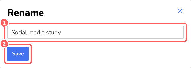 Rename dialog